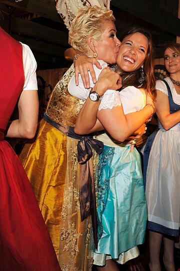 Claudia Effenberg und Simone Ballack