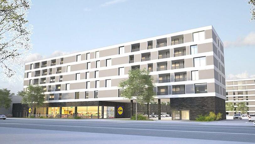 In München noch unkonkret, in Frankfurt schon in Planung: Wohnungen über Supermärkten. In München noch unkonkret, in Frankfurt schon in Planung: Wohnungen über Supermärkten.