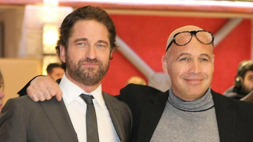 Berühmte Fackelträger unter sich: Gerard Butler (l.) und Billy Zane.