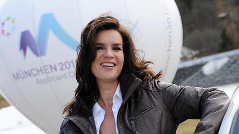 Katarina Witt wirbt in aller Welt für "München 2018"