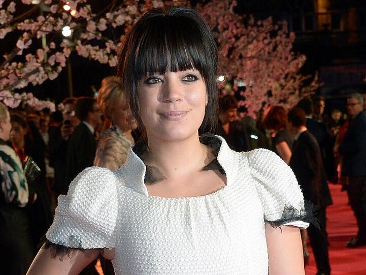 Lily Allen bei einer Gala in London