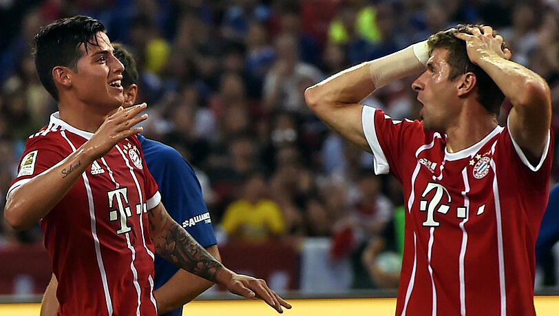 James oder Müller? James und Müller? Für das spiel gegen Paris feilt Ancelotti an der perfekten Elf.
