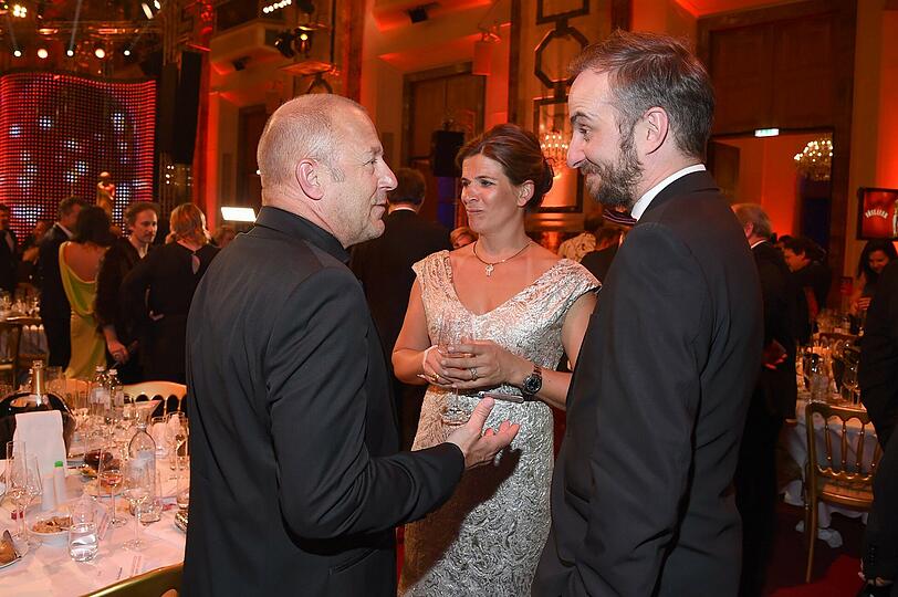 Heino Ferch mit Frau Marie-Jeanette Ferch und Jan Boehmermann