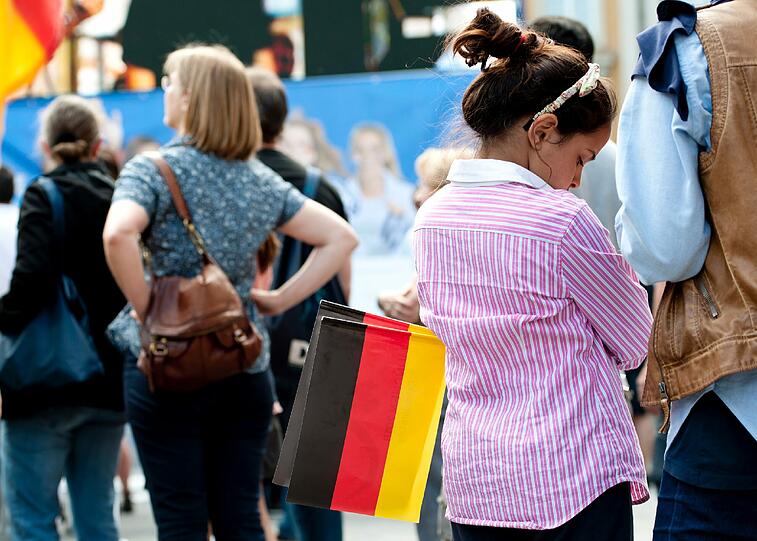 Enttäuschung bei diesen Olympia-Fans auf dem Marienplatz.