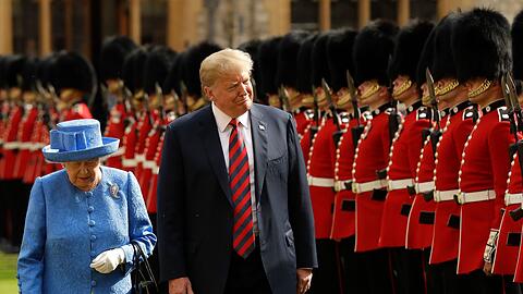 Trump war bereits 2019 zum Staatsbesuch im Vereinigten Königreich. (Archivbild)
