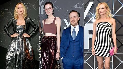 Promi-Auflauf beim WMF-Event im Münchner Haus der Kunst. Mit dabei waren unter anderem Veronica Ferres (li.), Gloria-Sophie Burkandt, Johannes Laschet und Hollywood-Star Diane Kruger (re.)...
