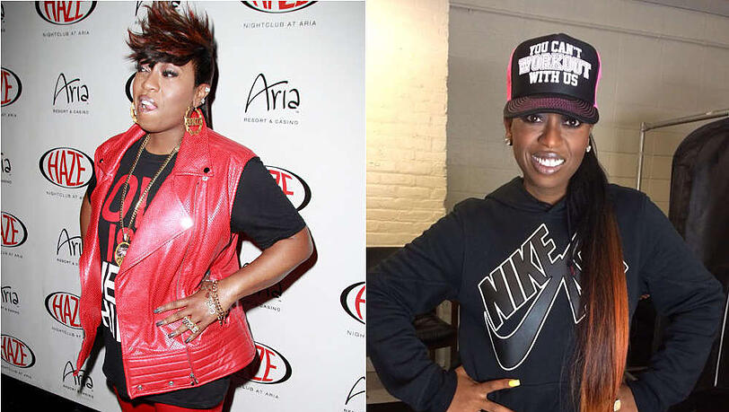 Zwischen der Missy Elliott von 2013 (l.) und der von heute liegen über 30 Kilo Zwischen der Missy Elliott von 2013 (l.) und der von heute liegen über 30 Kilo