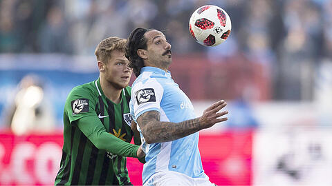 Adriano Grimaldi (re.): Wechselte von Preußen Münster zum TSV 1860.