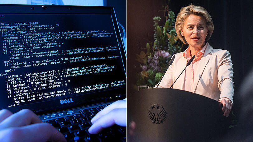 Ursula von der Leyen hat eine "Cyber-Armee" einberufen, die Hackerangriff abwehren soll.