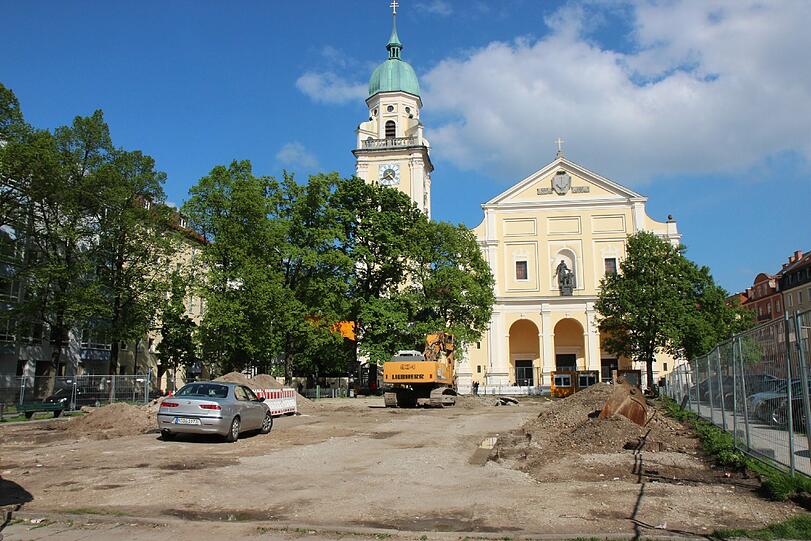 Die Baustelle.