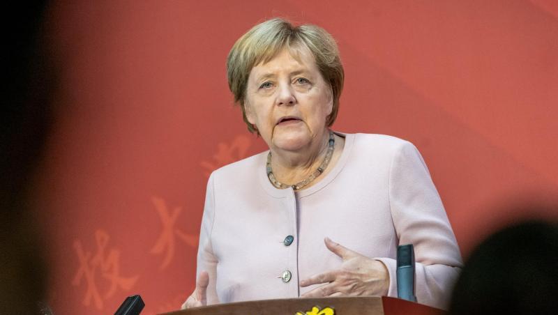 Bundeskanzlerin Angela Merkel spricht an der Huazhong Universität in Wuhan vor Studierenden. Bundeskanzlerin Angela Merkel spricht an der Huazhong Universität in Wuhan vor Studierenden.