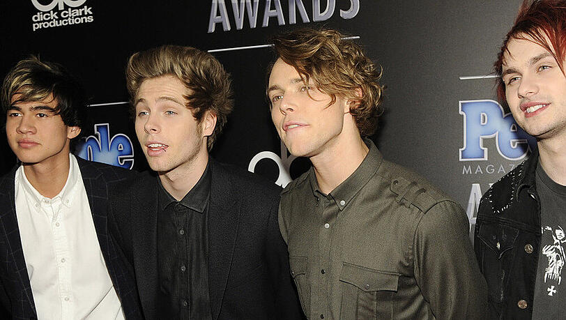 5 Seconds of Summer: von links Calum Hood, Luke Hemmings, Ashton Irwin und Michael Clifford 5 Seconds of Summer: von links Calum Hood, Luke Hemmings, Ashton Irwin und Michael Clifford