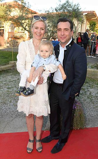 Andrea und Falk Raudies mit Sohn Mats.