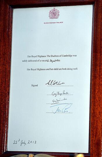 Bilder zum Royal Baby