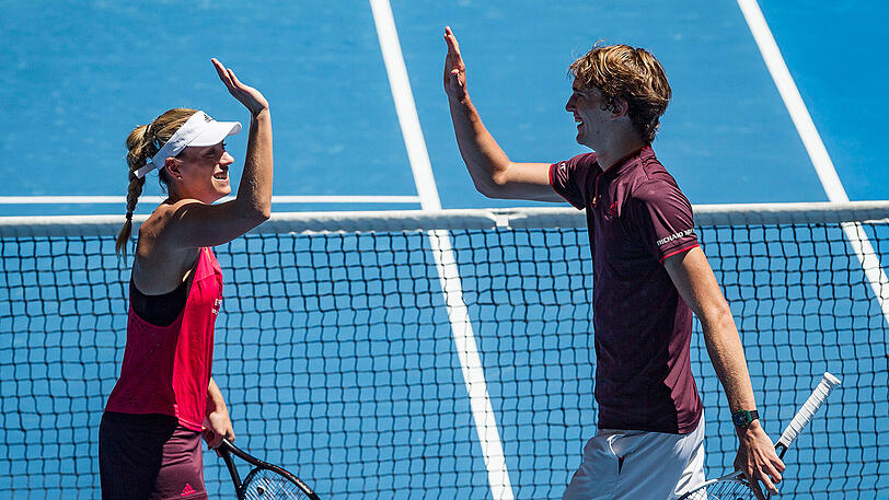Angelique Kerber und Alexander Zverev erreichen in Perth das Finale.