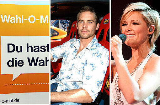 Wahl-O-Mat, Paul Walker oder Helene Fischer - nach was haben die Deutschen am meisten gegoogelt?