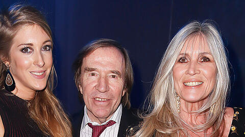 Familienbande: Günter Netzer und Ehefrau Elvira und Tochter Alana.