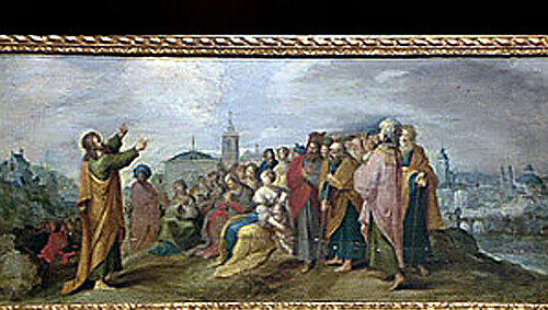 "Bergpredigt" des Malers Frans Francken "Bergpredigt" des Malers Frans Francken
