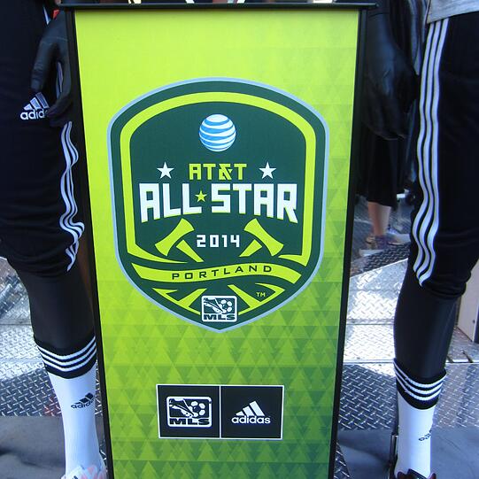 Die Bayern sind in Portland gelandet. Impressionen vor dem Spiel gegen das MLS-Allstar-Team am Pionier Square.