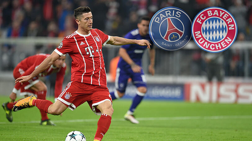 Anstoß zwischen München und Paris ist am Mittwoch um 20:45 Uhr.