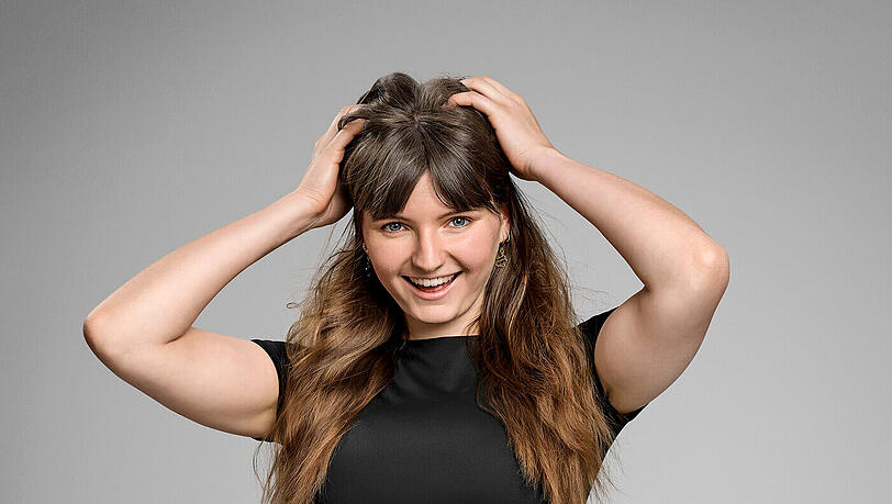 Alexandra vor ihrem Umstyling Alexandra vor ihrem Umstyling