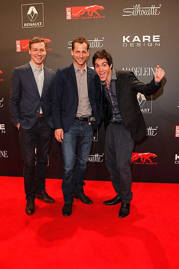 David Kross, Florian Stetter und Francois Goeske