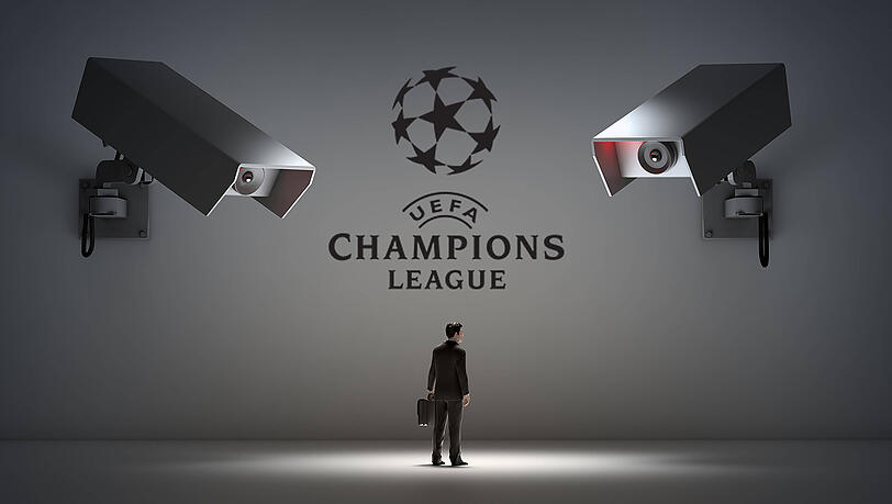Die Polizei in Wales arbeitet beim Champions League Finale mit Gesichtsüberwachung. Die Polizei in Wales arbeitet beim Champions League Finale mit Gesichtsüberwachung.
