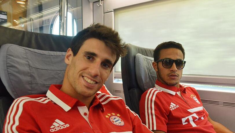 Javi Martinez und Thiago Alcántara Javi Martinez und Thiago Alcántara