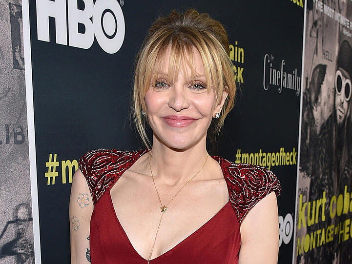 Courtney Love bei der Premiere von "Kurt Cobain: Montage of Heck" in Los Angeles