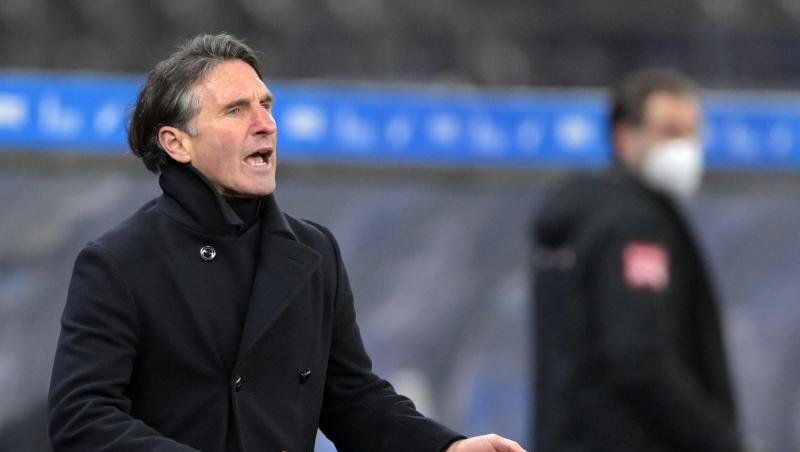 Laut einem Bericht der "Bild" steht Herthas Trainer Bruno Labbadia vor dem Aus.