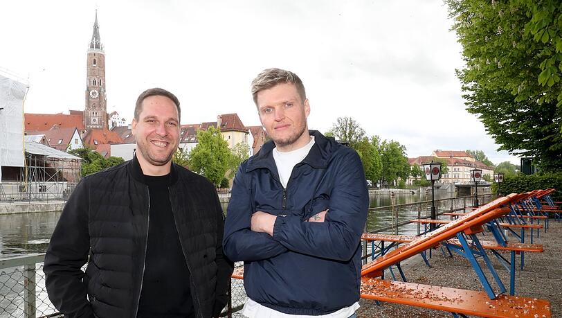 Betreiben neben dem "Rauchensteiner" nun den "Biergarten zur Insel": Neu-Insulaner Tom Schleicher (l.) und Franz Spornraft.