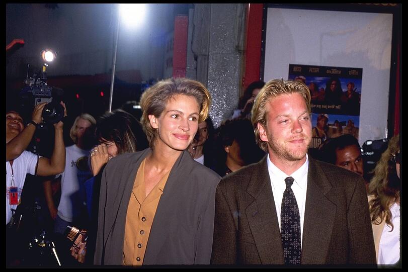 Traumpaar der Neunziger, doch drei Tage vor der Hochzeit bekam Julia Roberts im Juni 1991 kalte Füße. Sie trennte sich von Kiefer Sutherland.