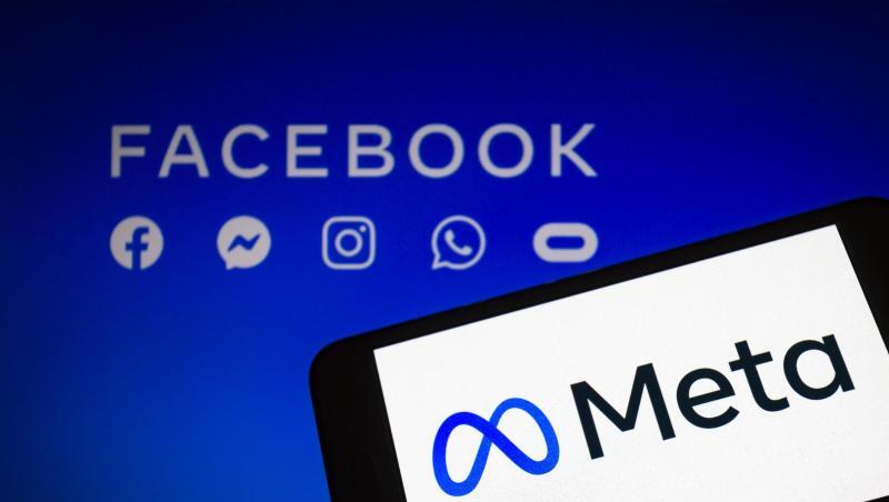 Das Logo von Meta, der neuen Dachmarke des Facebook-Konzerns.