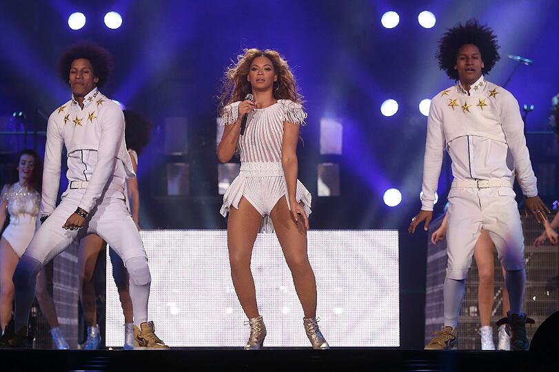 Heiße Bilder von US-Sängerin Beyoncé Knowles