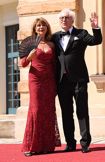 Schauspieler Günther Maria Halmer mit seiner Frau Claudia.