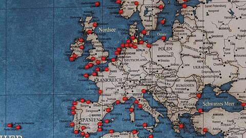 Mehr als 120 H&auml;fen hat er mit dem Schiff besucht.
