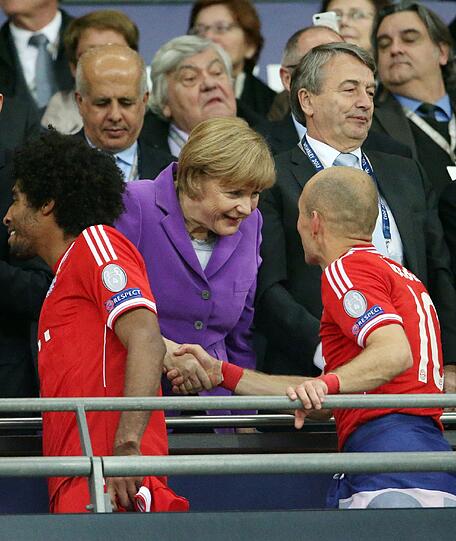 Tränen, Jubel, Emotionen: Der deutsche Meister FC Bayern hat die Champions League gewonnen. Hier gibt's die Bilder der Freude aus Wembley