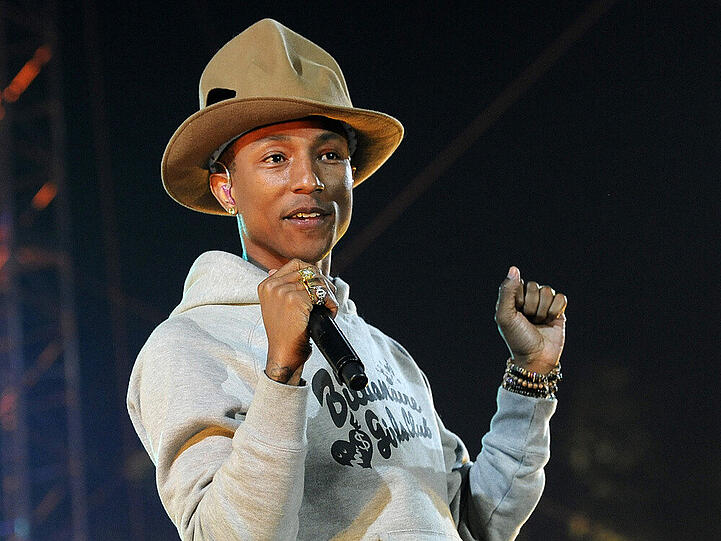 Pharrell Williams ist "happy" über die Reaktionen auf seine Musik