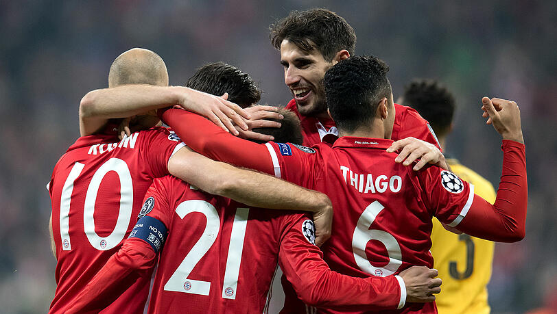 Arjen Robben, Philipp Lahm, Javi Martinez und Thiago sind gegen Real gesetzt. Arjen Robben, Philipp Lahm, Javi Martinez und Thiago sind gegen Real gesetzt.