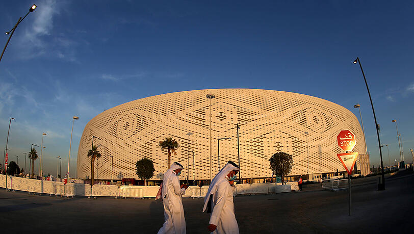 Das Al Thumama Stadion in der katarischen Hauptstadt Doha.
