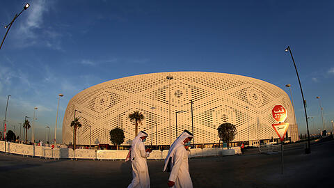 Das Al Thumama Stadion in der katarischen Hauptstadt Doha.