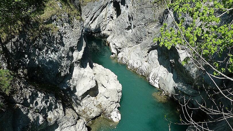 Am Lechfall bei Füssen: Dieser Anblick entzückte auch das bayerische Königspaar vor über 150 Jahren. Am Lechfall bei Füssen: Dieser Anblick entzückte auch das bayerische Königspaar vor über 150 Jahren.