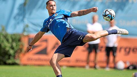 Tore sind seine Währung: Der neue Neuner des TSV 1860, Joel Zwarts, soll seine Abschlussfähigkeiten gewinnbringend einsetzen.