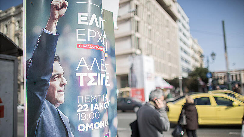 Die heiße Phase hat begonnen: Die Linkspartei von Alexis Tsipras liegt etwa 6 Prozentpunkte vor der konservativen Nea Dimokratia. Die heiße Phase hat begonnen: Die Linkspartei von Alexis Tsipras liegt etwa 6 Prozentpunkte vor der konservativen Nea Dimokratia.