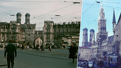 Der Stachus und der Marienplatz in den 60er und 70ern. Die AZ-Leser haben ihre alten Foto-Schätze ausgegraben.