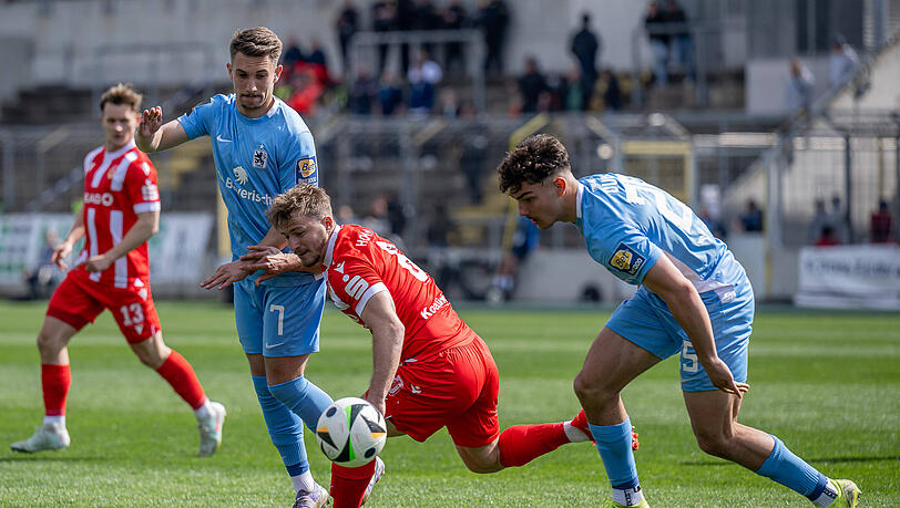 Wird gegen den SV Sandhausen starten: TSV-1860-Kicker Julian Guttau. Wird gegen den SV Sandhausen starten: TSV-1860-Kicker Julian Guttau.
