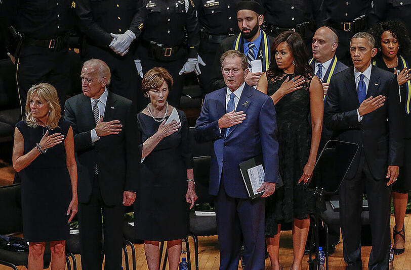 Obama sagte in Dallas, Farbige und Weiße erlebten das Justizsystem vollkommen unterschiedlich. Foto: Larry W. Smith