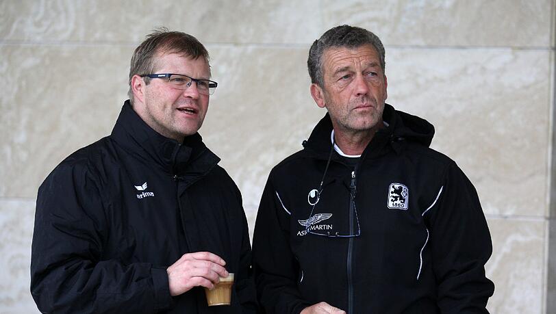 Das Original und die Kopie? Kölns Sportlicher Leiter Frank Schäfer (l.) und Löwen-Sportdirektor Florian Hinterberger. Das Original und die Kopie? Kölns Sportlicher Leiter Frank Schäfer (l.) und Löwen-Sportdirektor Florian Hinterberger.