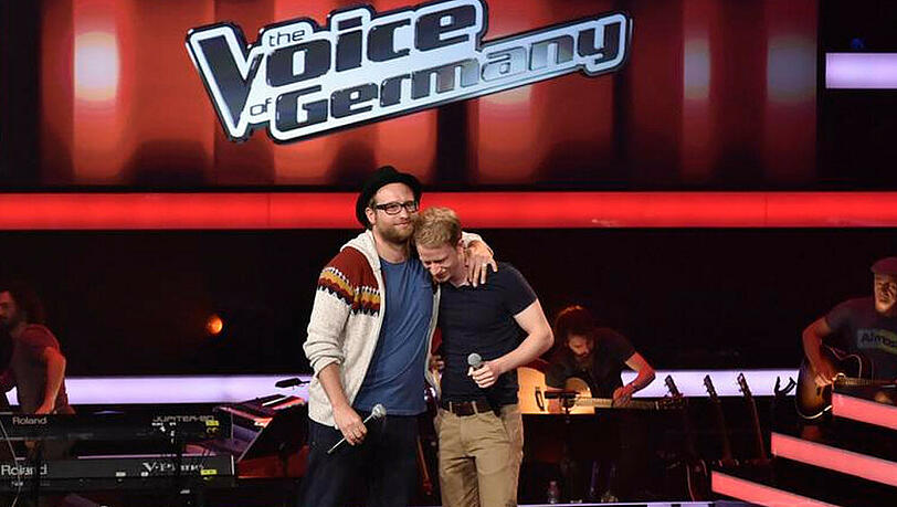Gänsehaut bei "The Voice of Germany": Gregor Meyle (l.) und Björn Amadeus im Duett Gänsehaut bei "The Voice of Germany": Gregor Meyle (l.) und Björn Amadeus im Duett