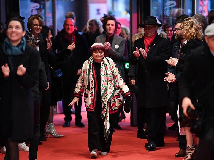 Roter Teppich und viel Applaus für Agnes Varda.
